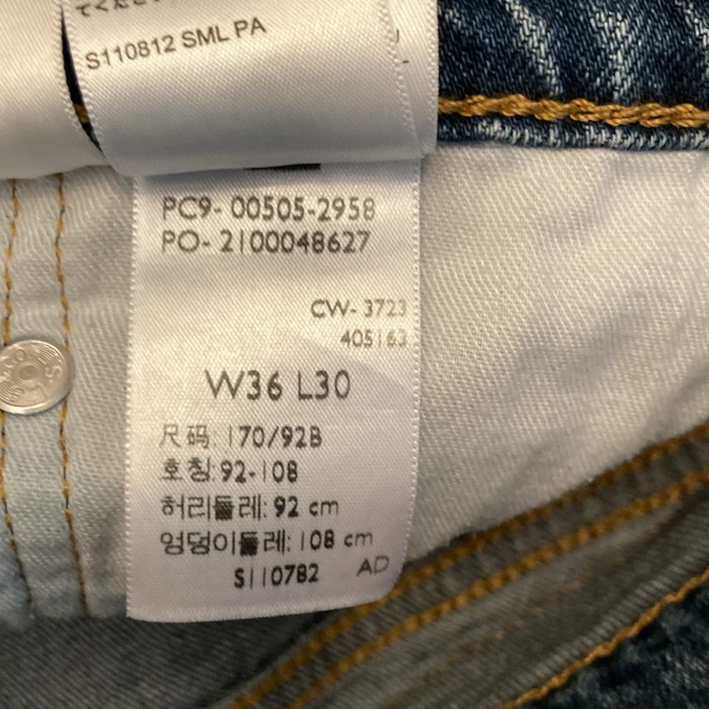 Levi's 505 36x30 Men's Blue Jeans - Picture 5 of 9